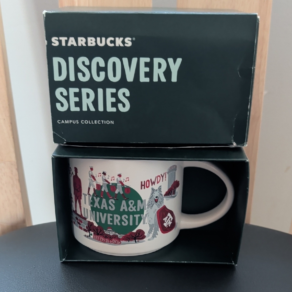 Starbucks Texas A&M "Discovery Series" Campus Collection 14 oz. Mug, NWT